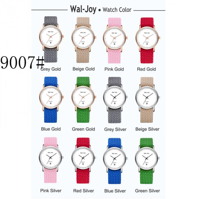 Wj-8378 όμορφο ρολόι πλαστικής περίπτωσης ζωνών ρολογιών γυναικείας σιλικόνης